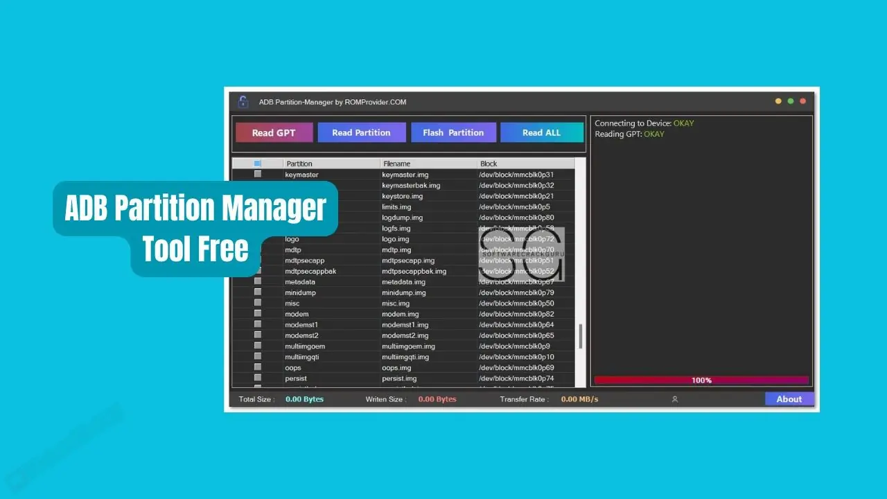 ADB Partition Manager Tool Free