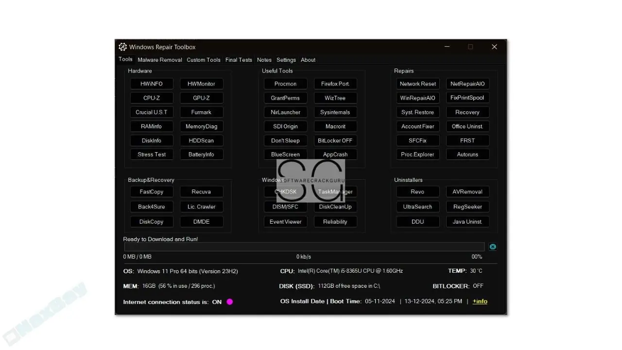 Windows Repair Tool Windows 11,10 All in One