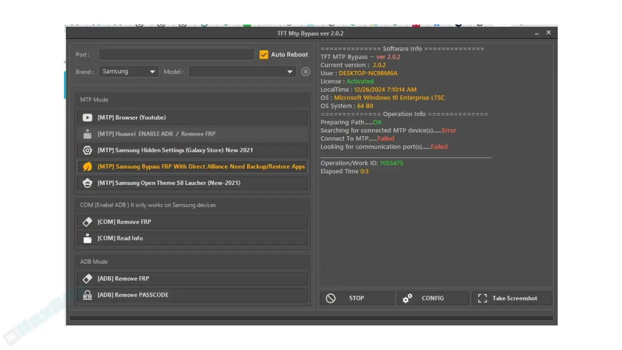 TFT MTP Bypass V3.1.1 pro- Get It Now